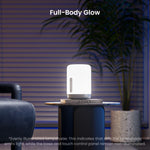 lampe table moderne blanc gris mat éclairage led blanc réglable 2700k 6500k gradation progressive