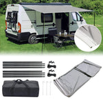 tente camping gris imperméable moderne sac transport câbles fixations