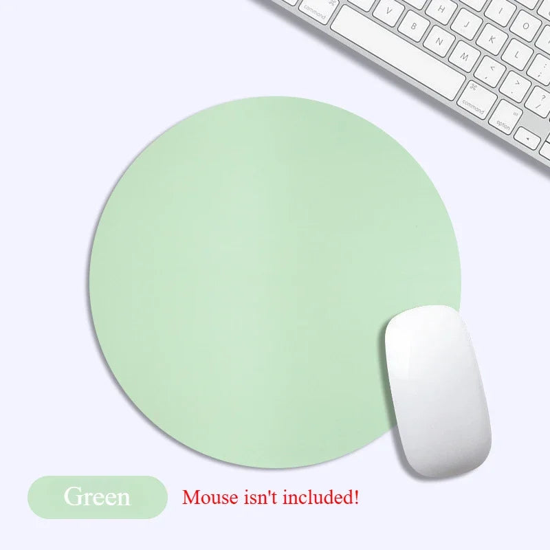 tapis souris cuir bleu clair vert pastel moderne antidérapant minimaliste adhésif maison bureauécole