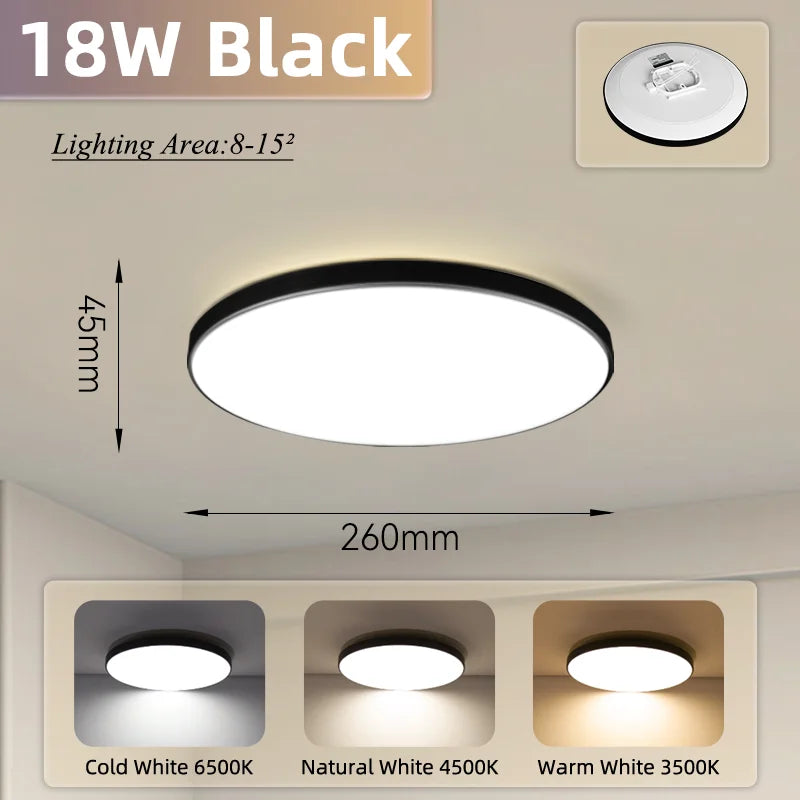 lampe led moderne éclairage intérieur blanc waterproof murale 220v flux lumineux élevé salles bain