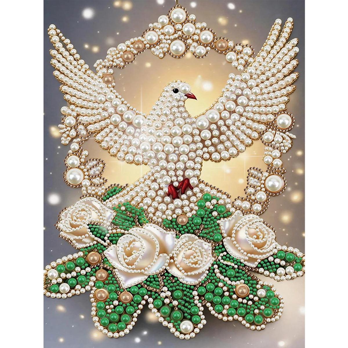 tableau décoratif motifs floraux strass or élégant art décoratif diy adulte modernes incluséesOpaqueFlyGirlElves