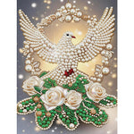 tableau décoratif motifs floraux strass or élégant art décoratif diy adulte modernes incluséesOpaqueFlyGirlElves