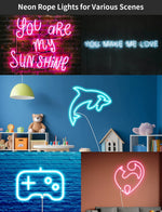 bande led néon rgb flexible décoration intérieure éclairage personnalisable bluetooth