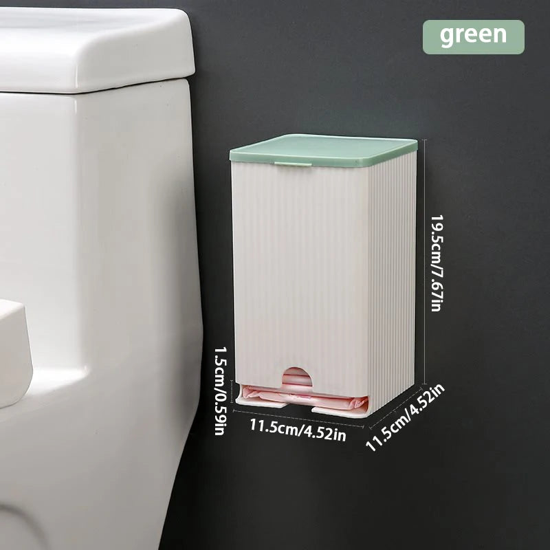 boîte rangement tampons blanc vert rose rayures moderne adhésif pratique almacenamiento