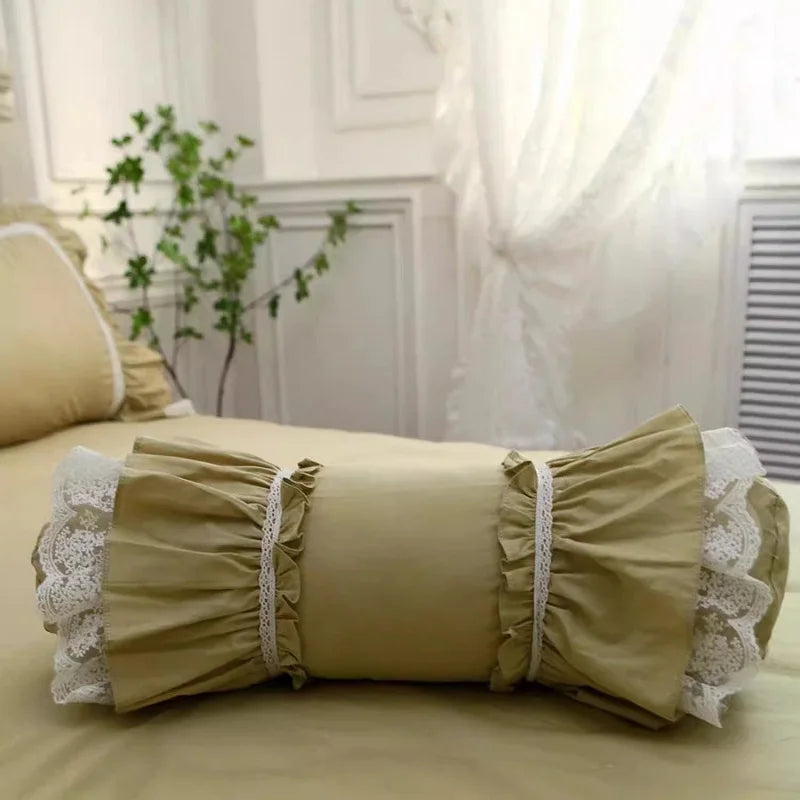 coussin vintage dentelle blanche rose beige gris opacité anti décubitus amovible lavable invisible zipper