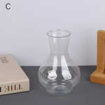vases transparents rayés modernes décoration table maison fêtes mariage banquets