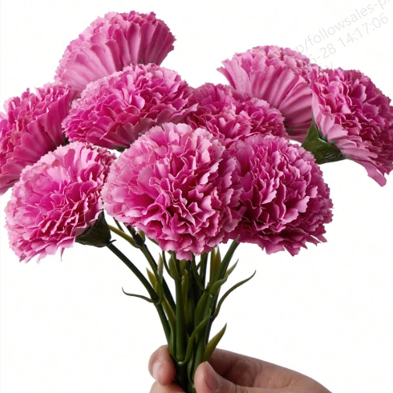 bouquet artificiel fleurs pivoines feuilles vertes mariage anniversaire décoration intérieure rose blanc rouge classic