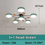 lampe suspension moderne noir bois gris vert circulaire relief scandinave