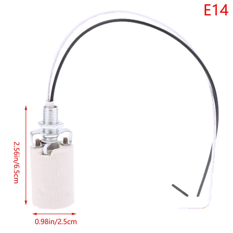socquette éclairage led vis céramique blanc texturé moderne e14 e27 câble fixations