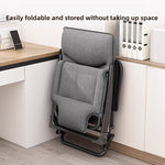 chaise longue gris tissu uni moderne bras massage support smartphone portable