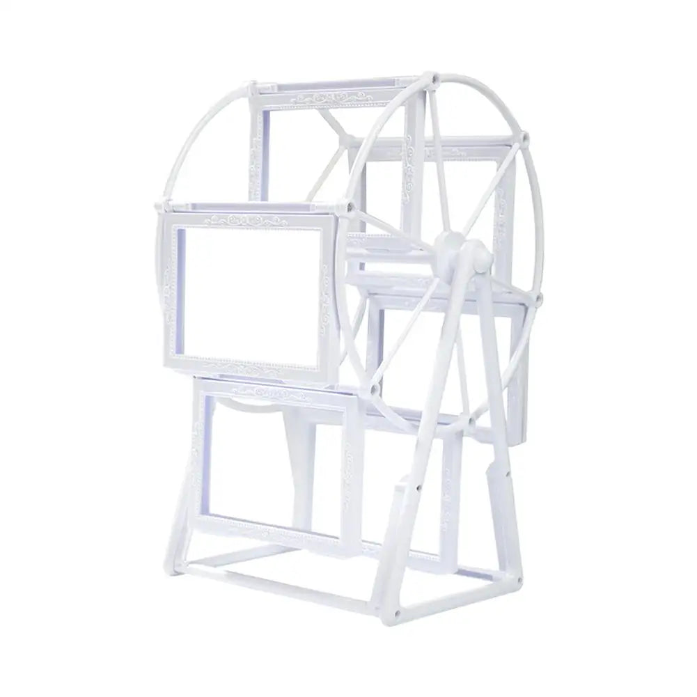 cadre photo blanc moderne structure géométrique carrés cercles opacité maison