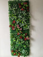 panneau végétal artificiel décoratif fleurs feuilles mur jardin extérieur maison moderne