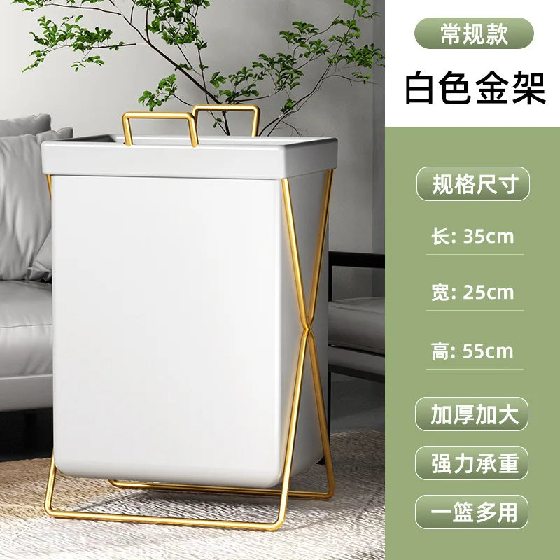 panier linge pliable orange gris bleu marine moderne pu doré tissuintérieur respectueuxenvironnement