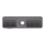 support vaisselle évier adhésif rose clair gris clair rayures verticales moderne rapide drainage silicone
