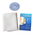 filet anti moustiques fenetre adhésif blanc maille fine moderne 1.3x1.5m 1.5x2m facile