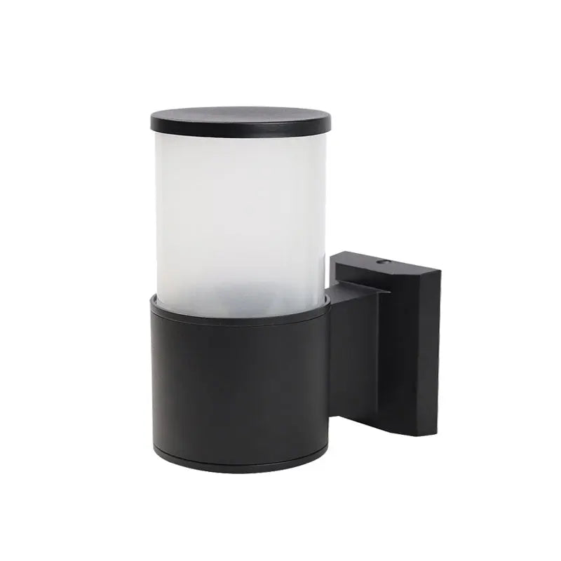 lampe murale moderne éclairage quotidien 12W LED étanche noir fixée mur entrée chambre étude