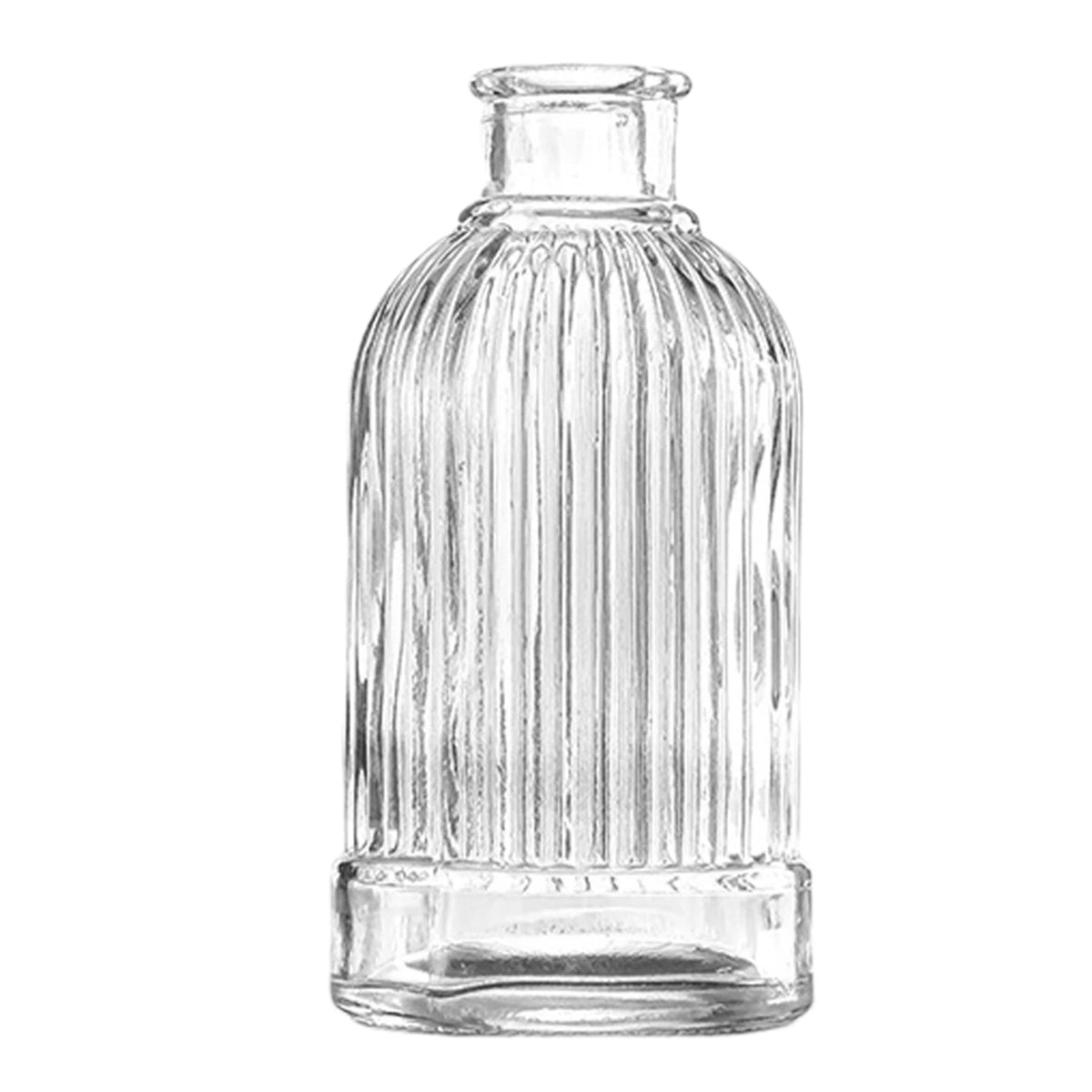 vases transparent modernes classiques motifs géométriques ridés décoration fleurs