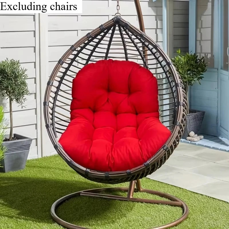 coussin rembourré tissu épais couleur verte bleu marron gris moderne confortable fauteuil suspenduextérieur jardindecorationintérieur