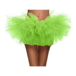 Jupe tutu tulle opaque classique multicolore adulte princesse plissée mini dài dessus genou