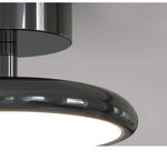 lampe moderne argentée éclairage quotidien cuisine salle manger télécommande monté surface