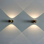 applique murale led verre or noir moderne brillants intérieur salon chambre