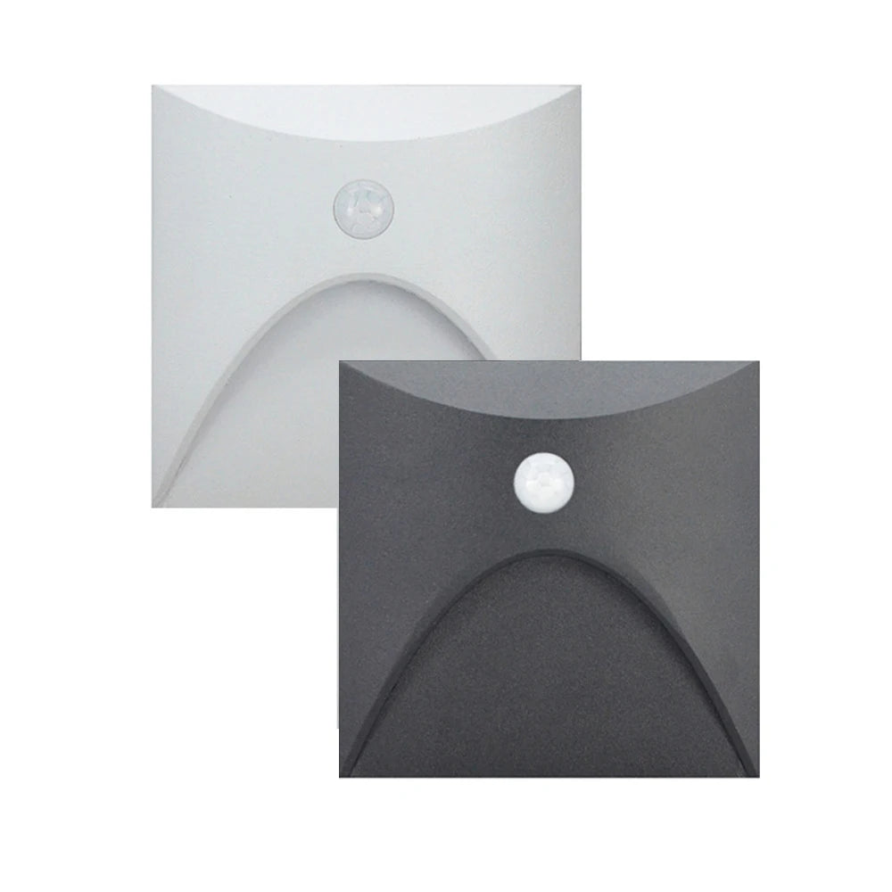 applique murale led 3w blanc chaud moderne capteur mouvement pire résistant 110v 220v