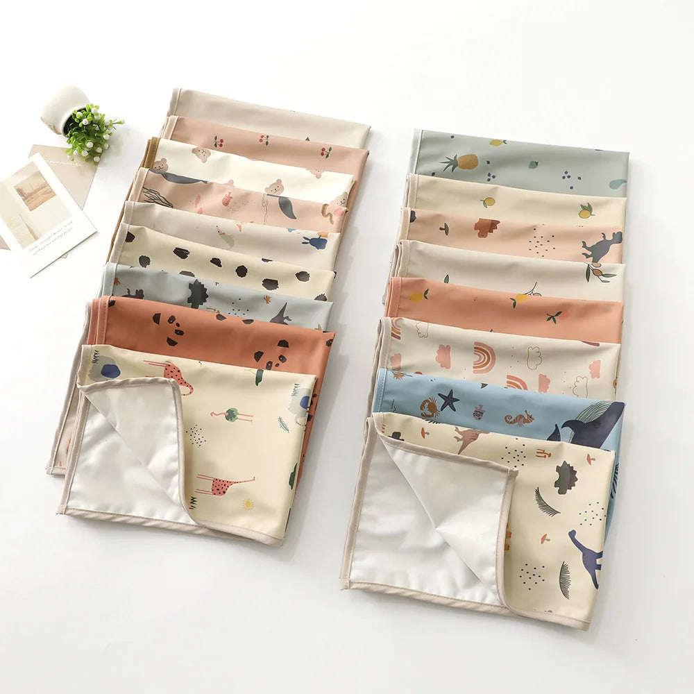 tapis bébé réutilisable couverture imperméable pliante nouveau né matelas langer ours dinosaure animaux mignons