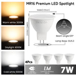 ampoules led blanc modernes gu10 gu11 mr11 35mm 50mm 220v 240v 6000k 3000k