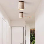 lampe moderne ampoule led texture granulée couleur beige brun foncé minimaliste