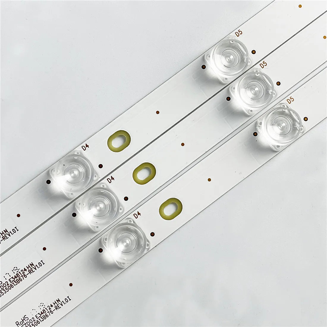 bandes led blancs moderne téléviseur lcd rétroéclairage transparent accessoires électroniques câbles connecteurs 12v