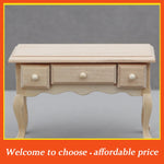 meuble miniature bois classique commode tiroirs blancs décoration intérieure miniature animaux nature