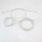 cable rideau blanc corde ressort durable accessoires crochets barre fonctionnelle modernes