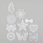 dentelle blanche motifs floraux brodés couture mariage bricolage traditionnelle unisexe polyester