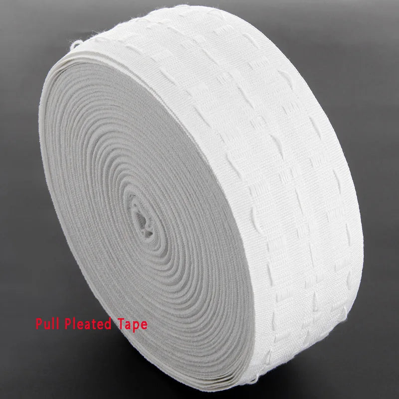 ruban adhésif rideaux blanc moderne 10m 14m 20m anneau boucle tape plissée