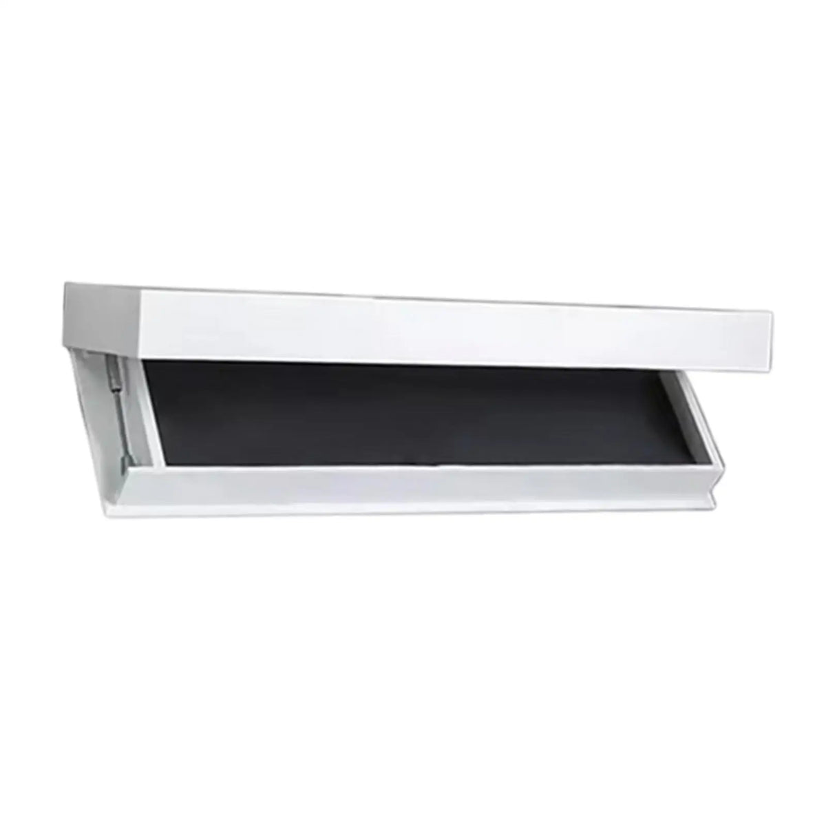 étagère murale bois moderne étagère flottante compartiment caché salon blanc noir vis fixations