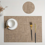 serviettes table tissu lin gris beige bleu clair moderne rustique 43cm 30cm
