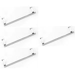 porte serviettes mural acier inoxydable argenté bleu marine gris clair moderne minimaliste clips métal