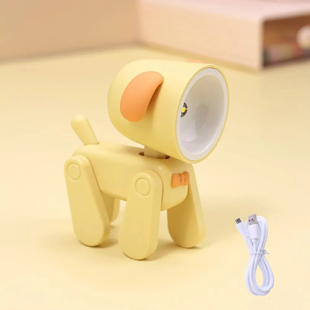 veilleuse led rechargeable animaux compagnie chien cerf table moderne enfants chambre