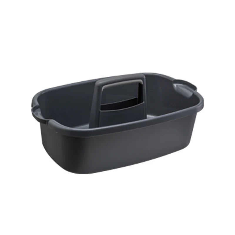 panier rangement portable moderne gris blanc bleu outils cuisine salle bain douche multifonctionnel plastique