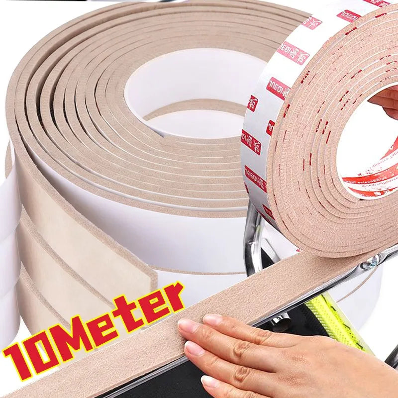 ruban adhésif beige antislip resistant autoadhésif pratique meubles canape table tapis protection sol