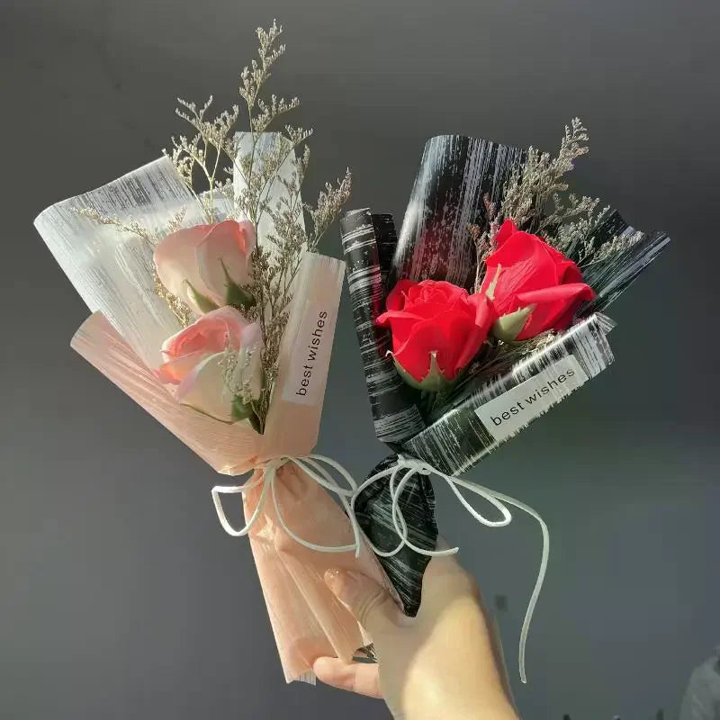 bouquet fleurs artificielles roses herbes sèches décoration intérieure anniversaire fête mères valentin pendaison crématorium