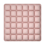 coussin siège gonflable mousse pu noir contemporain valve intégrée massage rond boudins opacité chambre