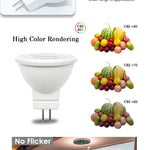 projecteur led mr11 gu4 12v 3w blanc moderne 3000k 4000k 6000k