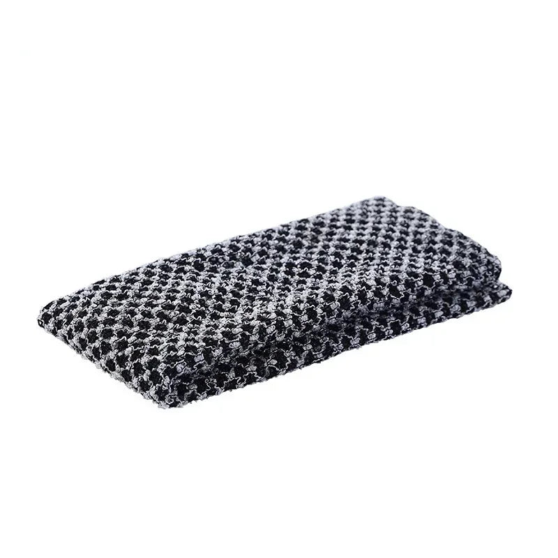 gant toilette rayures noir blanc absorption haute qualité microfibre polyester coton moderne