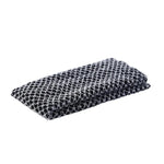 gant toilette rayures noir blanc absorption haute qualité microfibre polyester coton moderne