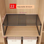 étagère rangement réglable métal noir blanc moderne vêtements salle bain chambre empilable ajustable