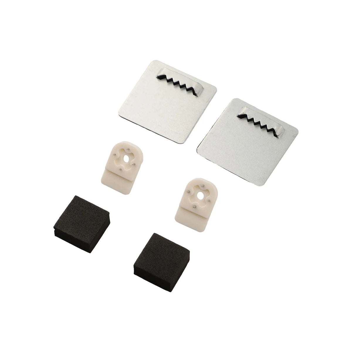 clips fixation photo blanc noir dents scie modernes pratique métal invisible