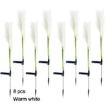 lumière artificielle verte feuilles blanches lumineuses moderne vacancesextérieur decoration solaire ip65 abs led