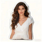 coussin personnalisable blanc imprimé photo moderne lavable 30cm 40cm 50cm oblong adultes
