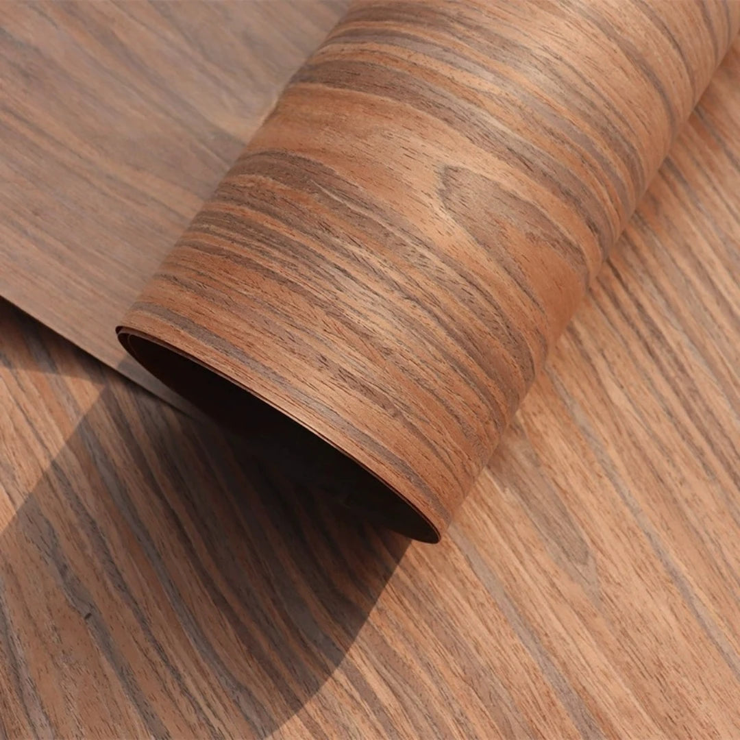 revêtement décoratif bois marron flexible rouleau 58x250cm imitation veines moderne